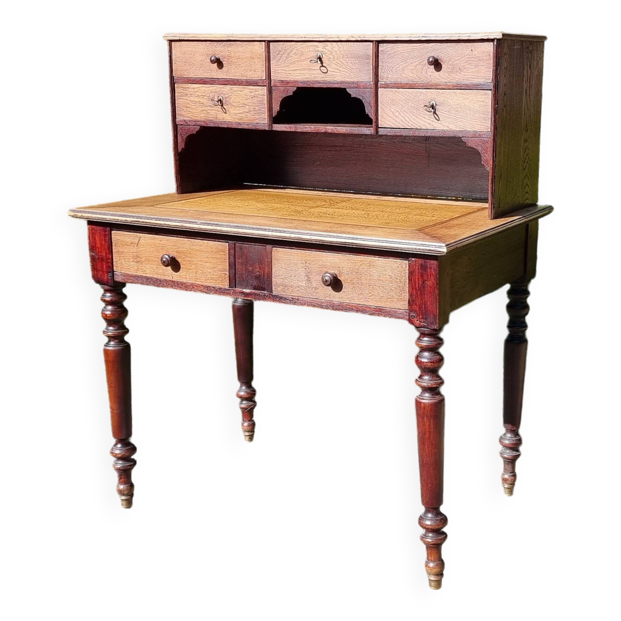 English style removable tiered desk