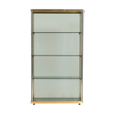 1960's glass and brass library