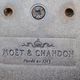 Crystal Champagne Flutes in Holder by Philippe Di Meo for Moët & Chandon, 1980s, Set of 2