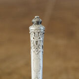 Sprinkler spoon, solid silver