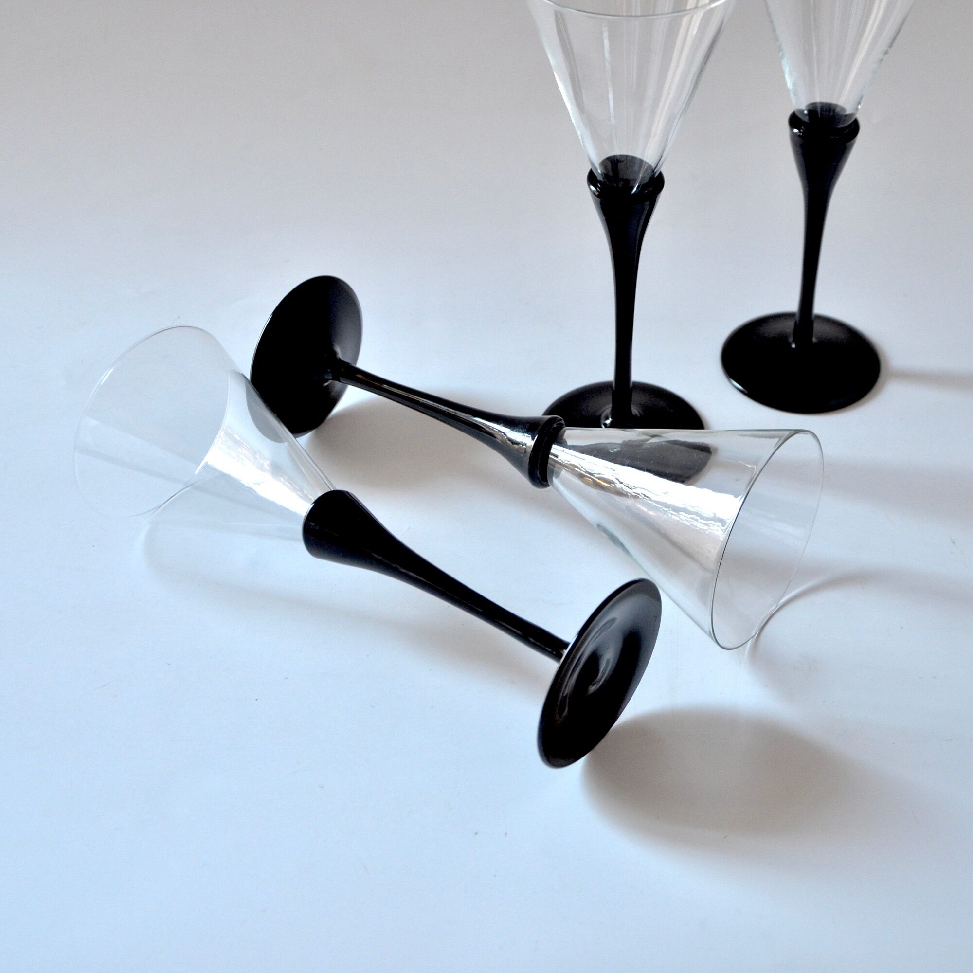 4 Hadeland glasses of 1980