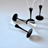 4 Hadeland glasses of 1980