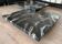 Coffee table made up of two designer tables in faux marble resting on chrome legs by Willy Rizzo.