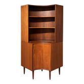 Rare corner piece in teak by Formule Meubelen Kempkes, vintage 1960s.