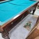 French billiards from the Empire period in mahogany, resting on four legs.