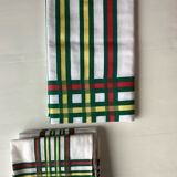 Nappe et 6 serviettes - vintage