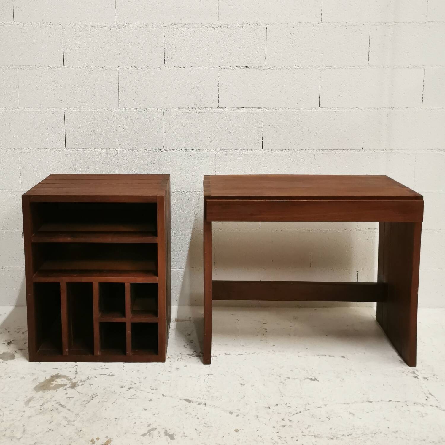Savoie model desk and cabinet, Maison Regain