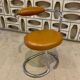 Pair of Cobra chairs by Giotto Stoppino with new leather