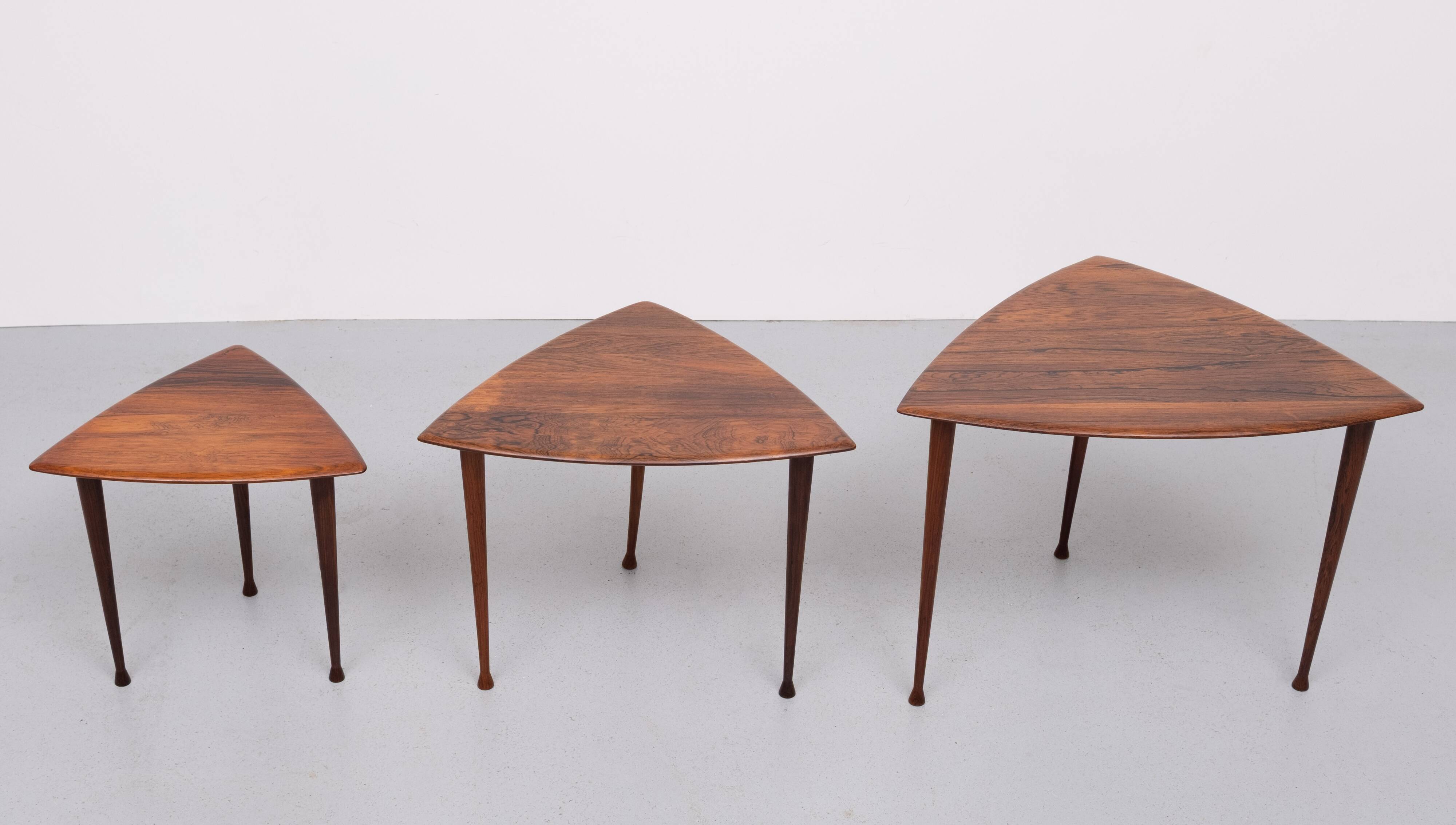 Poul Thorsbjerg Jensen triangle nesting tables 1950s