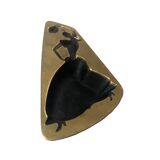 Cendrier vintage • gitanes • cuivre massif • max ponty • 1950-1960