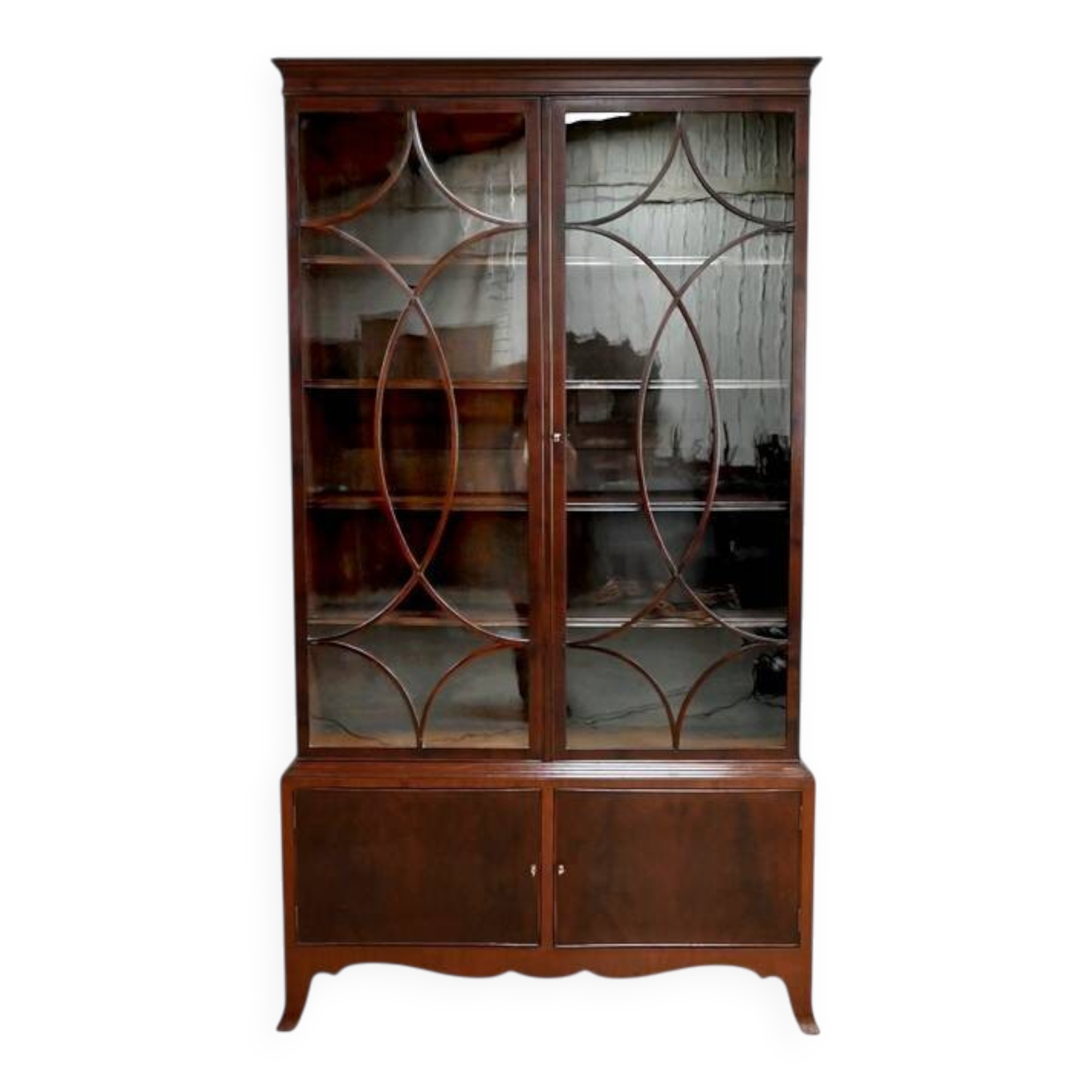 Mahogany Display Cabinet, England - Early 20th Century