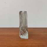 Vintage Glass Block Vase