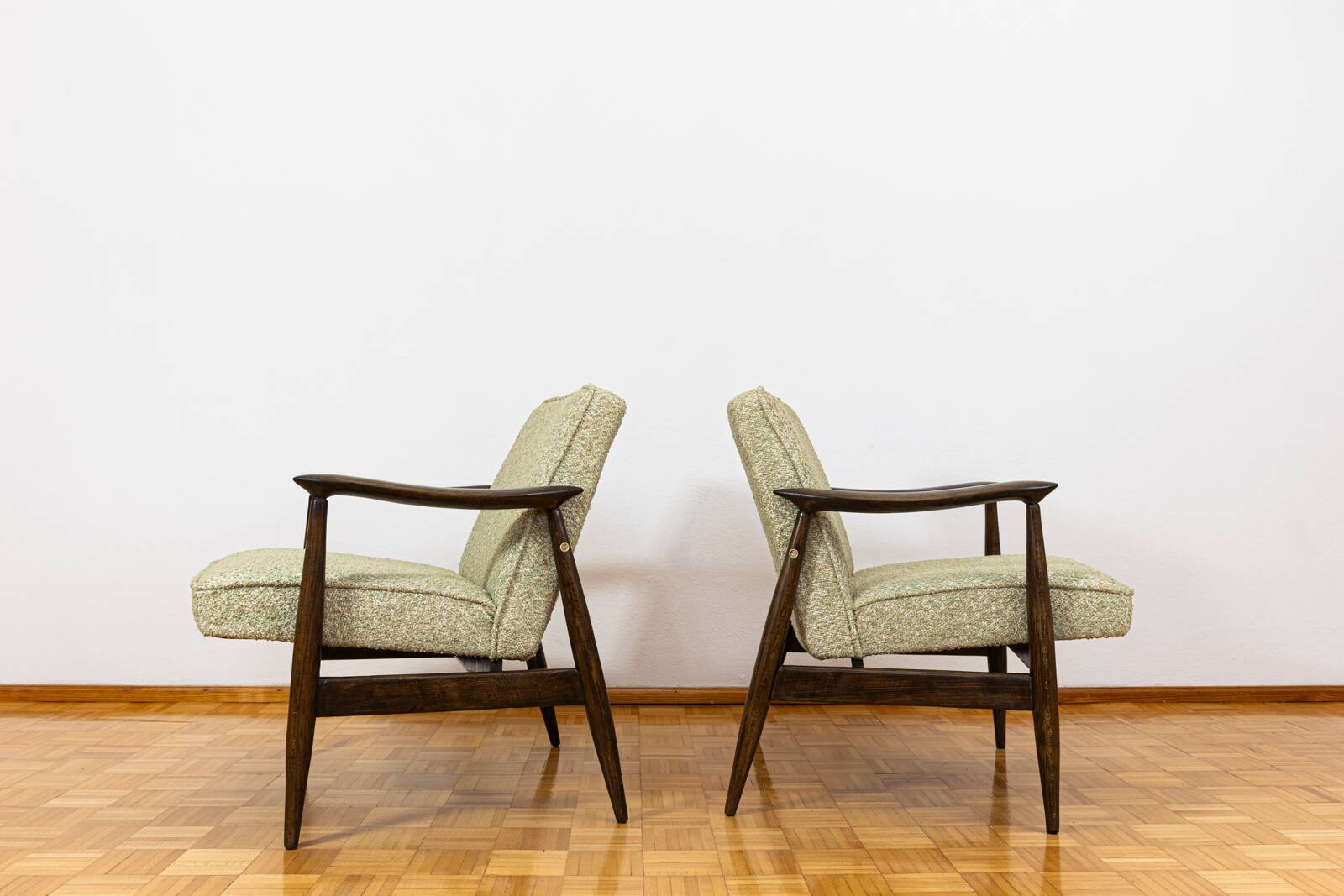Paire de fauteuils GFM87 par Juliusz Kędziorek, Pologne, 1960