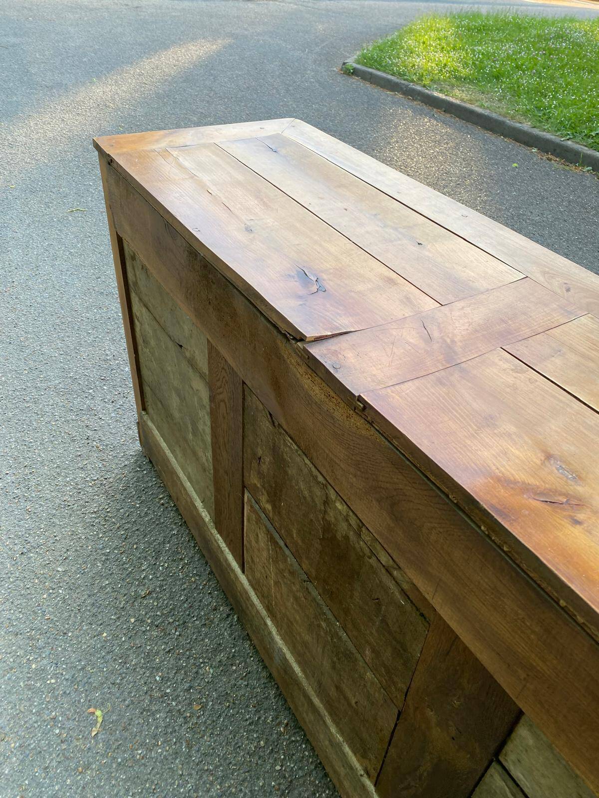 Louis Philippe sideboard in solid wood, 19th century