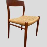 6 chaises Niels Otto Moller modéle 75