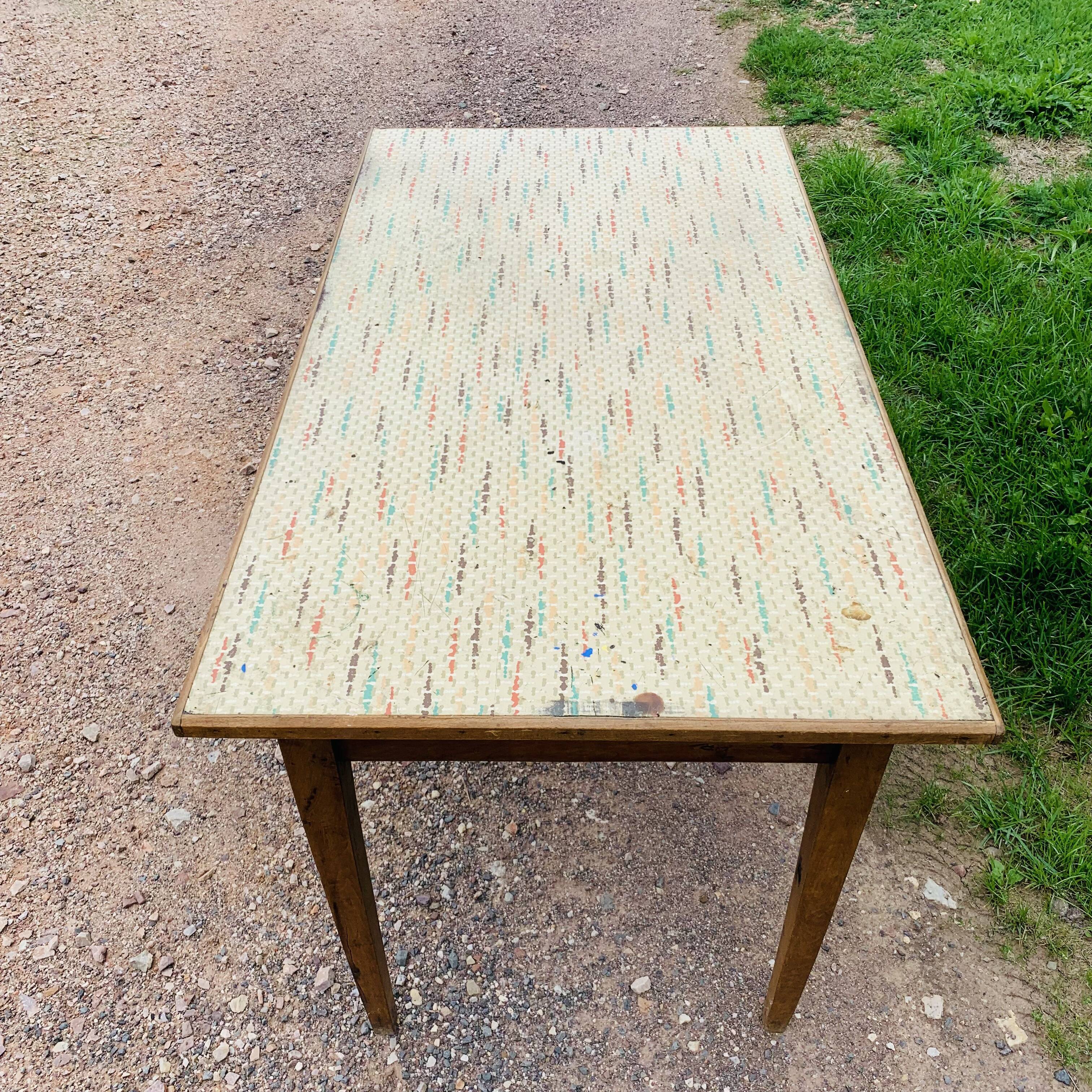 Farmhouse table - 1m38 long