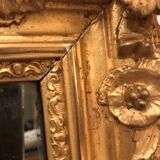 Louis XV mirror with original gold leaf 19th 61x83cm