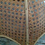 Rattan and caning hanging lamp