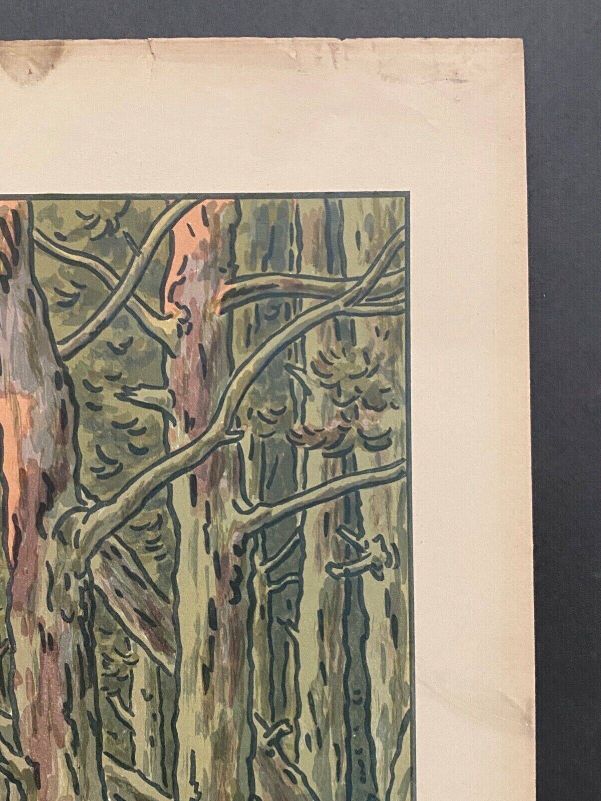 Lithograph by Henri Rivière Summer Evening - Aspects of Nature