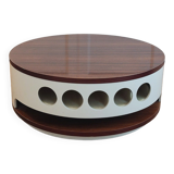 lacquered wood bar/coffee table - Italy 70s