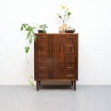 Deense ladekast palissander P. Westergaard vintage