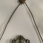 Large French Napoleon III Period Oval Bronze Wall Mirror, 19th Century