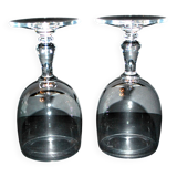 Set of 2 Uni crystal wine glasses from SAINT-LOUIS "2nd choice" H14cm