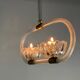 Venetian Murano glass chandelier with two light points circa 1950