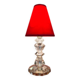 Art Deco crystal lamp in the style of Adnet