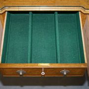 Console Burr Walnut Art Deco Denby & Spinks Breakfront