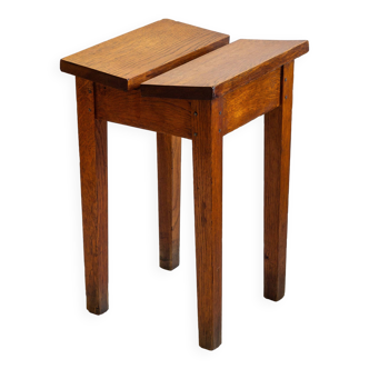 Wooden stool, reconstruction period, Anonymous craft work, 1950s