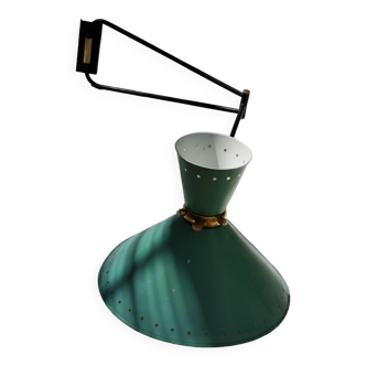 Grande Applique Diabolo René Mathieu pour Lunel couleur vert d’eau
