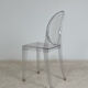 Pair of Victoria Ghost chairs by Philippe Starck Kartell edition