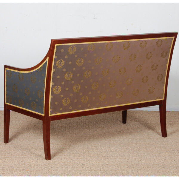 Banquette in the style of Jean-Michel Frank from the 1930s-1940s.