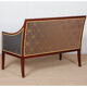 Banquette in the style of Jean-Michel Frank from the 1930s-1940s.