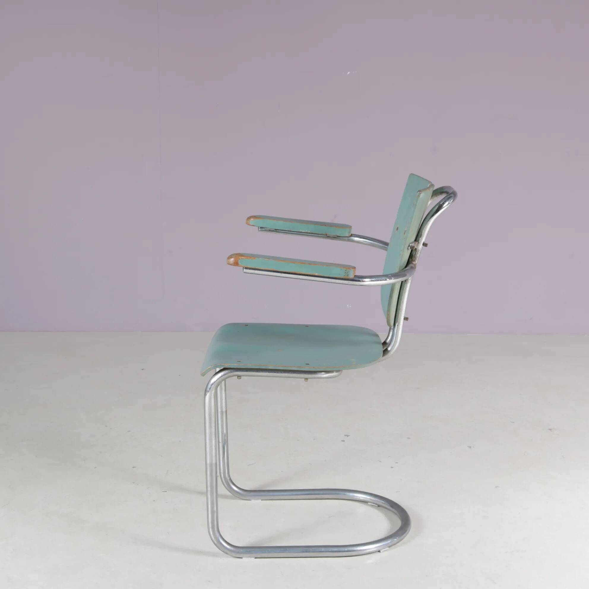 1950s Rare side chair by Lemafa Den Haag, Netherlands
