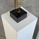 Pair of Dioniso Table Lamps in Marble and Brass by Angelo Brotto, Esperia
