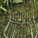 Chrome chairs style Rinaldi 70s