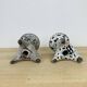 Pair of ceramic candlesticks by Marius Bessone in Vallauris
