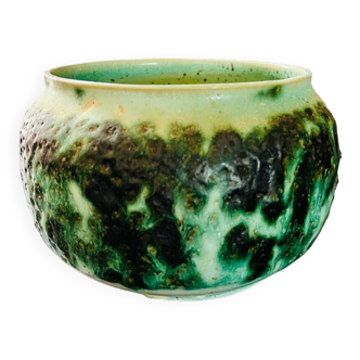 Vintage 1960 ceramic pot or vase cover