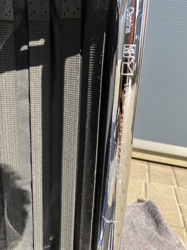 3x Originele Cassina Le Corbusier Lc4 Black/chrome, Als Nieuw!