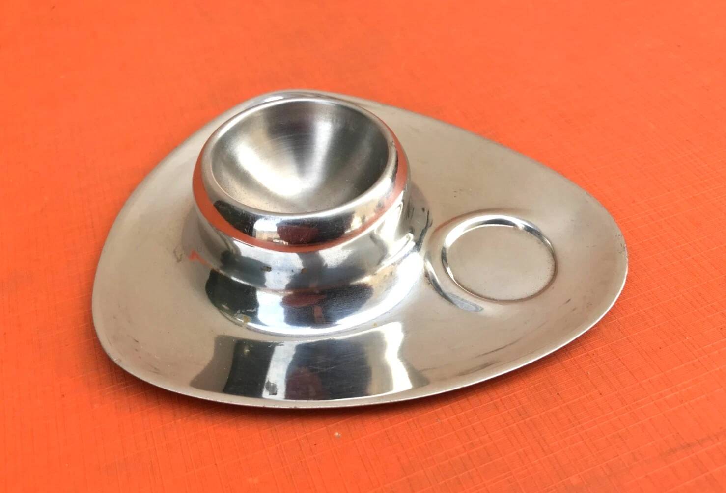 1960s Space Age Design Egg Cup / Salt Shaker