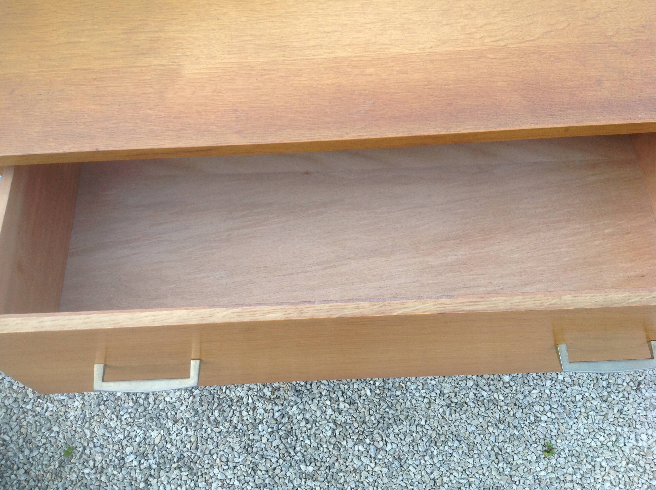 Vintage chest of drawers with spindle legs