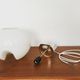 White glass Wave pendant lamp by Koch and Lowy for Peill and Putzler