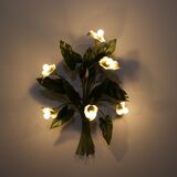 Light wall lamp with Arums / Callas.
