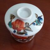 Box/Small jar/Empty pocket/Candy box with Japanese cherry blossom lid