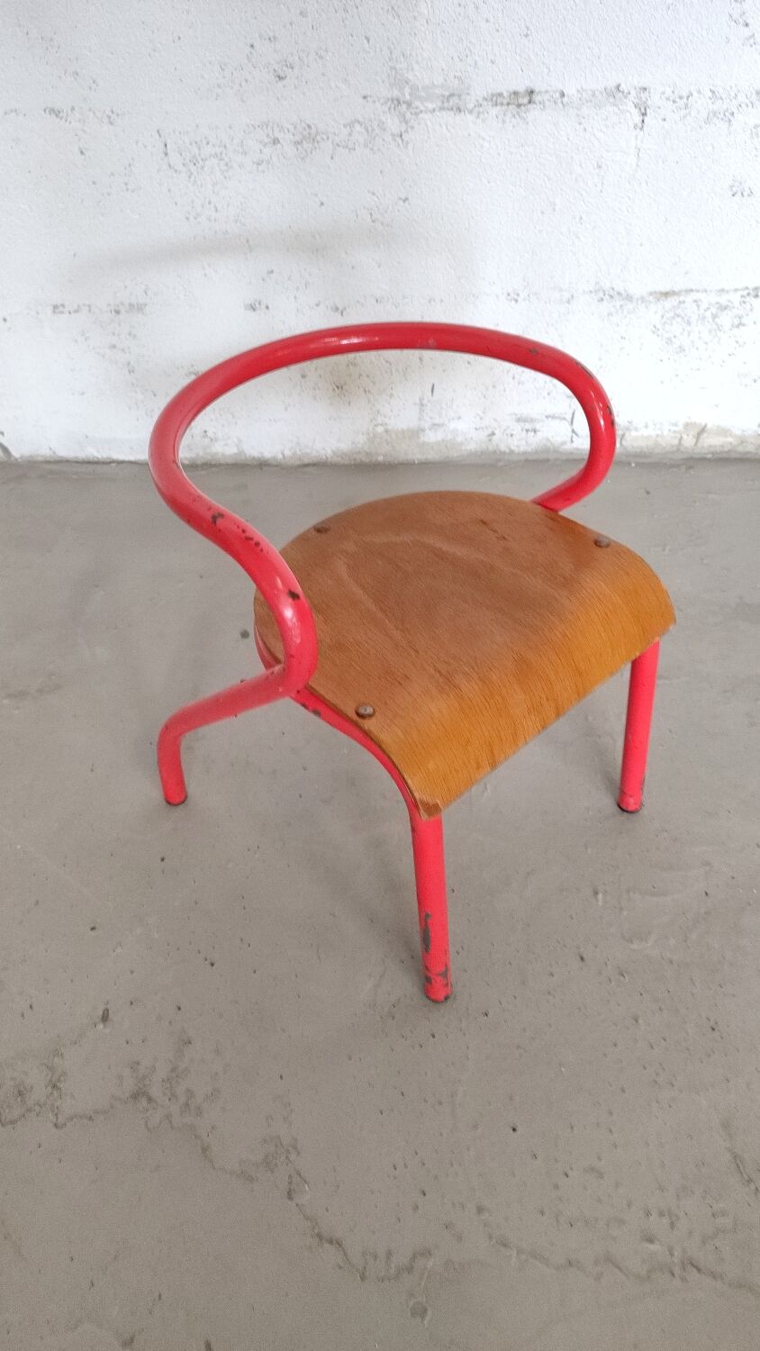 Chaise enfant Jacques Hitier vintage