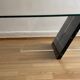 Table basse en verre, années 70