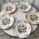 Set of 5 dessert plates Villeroy & Boch model Phoenix 50s-60s