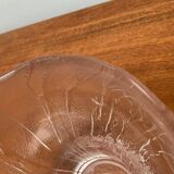 Large glass bowl from the mid-century by Heiniä Kainalossa for Humppila, Finland.